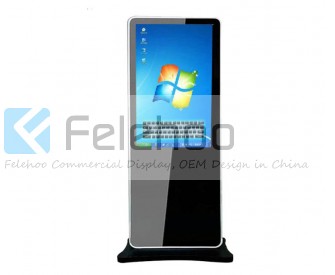 42Inch Interactive touchscreen kiosk All In One PC floor standing