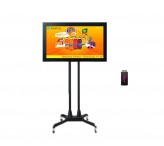 32inch mobile free standing lcd advertising screen digital menu board