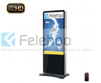 50inch stand-alone lcd digital display totem
