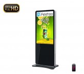 Floor standing lcd advertising player 43inch screen