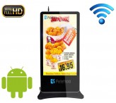 65inch wifi floor standing lcd advertising player