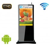 43 inch Android wifi digital signage kiosk floor stand