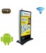 standing advertising LCD displays totem supplier