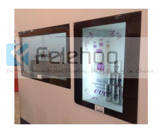 42 inch Transparent show box LCD Advertising Display for exhibition