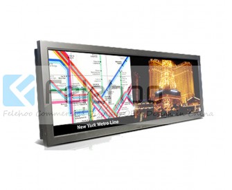 28 Inch Network Advertising Display Bar LCD Stretched Display