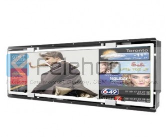 37.2inch Slim Stretched Bar type display public information open frame
