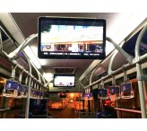 3G/4G wireless bus coach lcd media player display for 27 inch