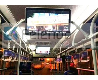 3G/4G wireless bus coach lcd media player display for 27 inch