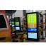 road station outdoor lcd display digital sign sunlight readble monitor supplier