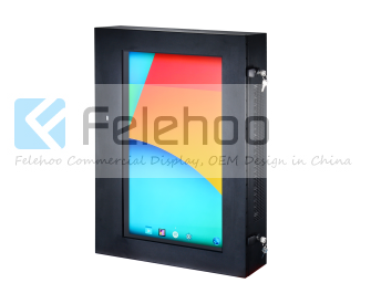 32 inch IP65 water proof outdoor lcd digital signage exterior