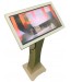 21.5inch capacitive multi-touch AIO display totem floor stand kiosk