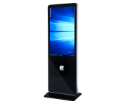 42Inch Interactive touchscreen kiosk with ticket printer floor standing