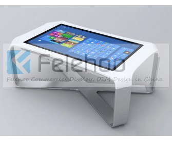 43inch interactive touchscreen smart table for showroom reception hall