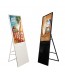floor standing portable fold-able digital poster lcd advertising player supplier
