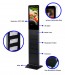 21.5 inch Free standing lcd advertising display totem with brochure holder supplier