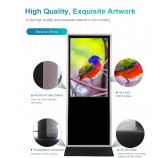 55 inch Free-standing Slim Digital Advertising Display Totem