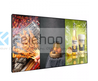 55inch 7mm seamless bezel 1X3 lcd video wall system