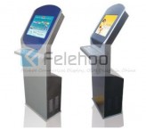 19inch multimedia kiosk lcd screen with solid metal keyboard