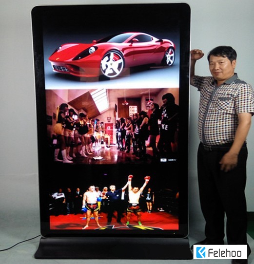 84 inch 4K UltraHD stand kiosk wifi network advertising player