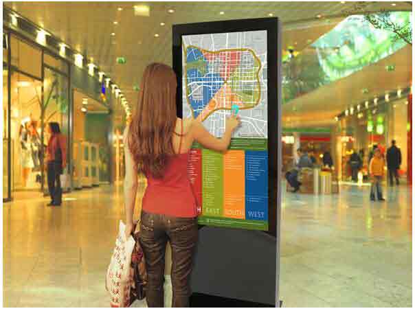 touch screen information kiosk