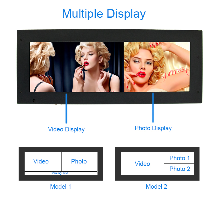 new native bar type display series-ultra-stretched lcd display