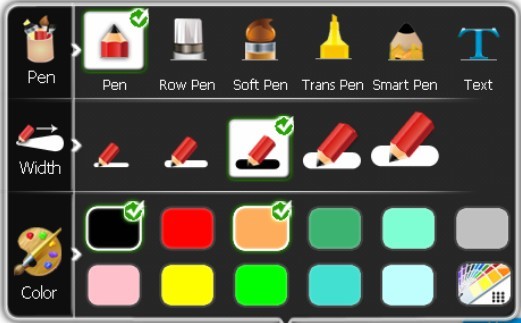 Education Writing Software for touchscreen board