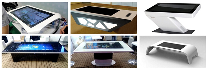 oem customrized design size option touchscreen smart table price