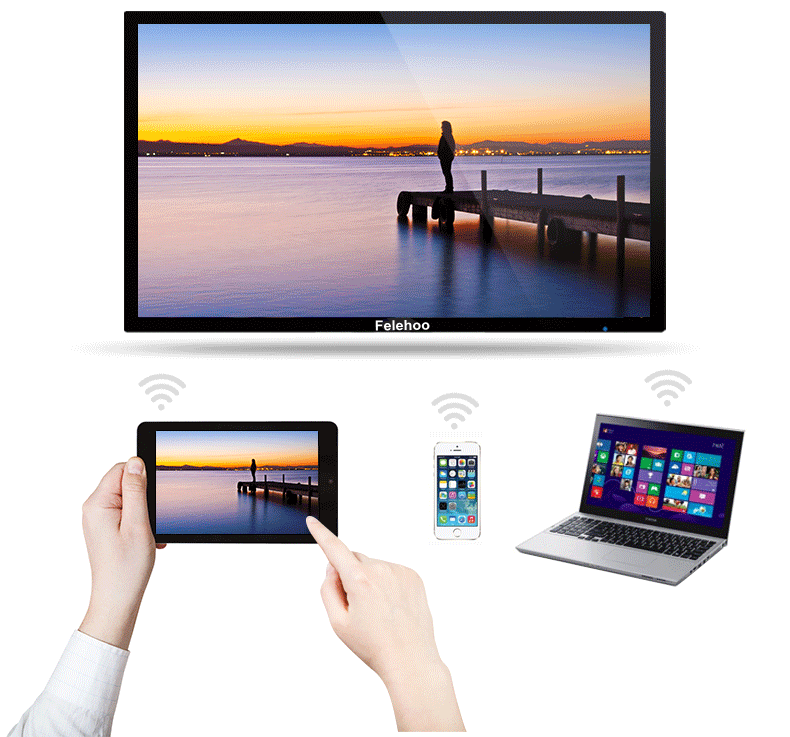 Felehoo supply wireless presentation and share software for touch board meeting solution For education,meeting room,teaching rooms