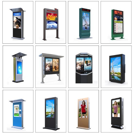 sell custom designed outdoor lcd screen display for outdoor wayfinding kiosk 